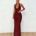 Robe Scarlett – Robe Longue Corset & Drapée