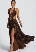 Robe Dolce – Robe Longue Léopard Chic & Glamour
