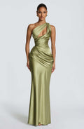 Robe Longue VIOLETTA – Robe Drapée Asymétrique